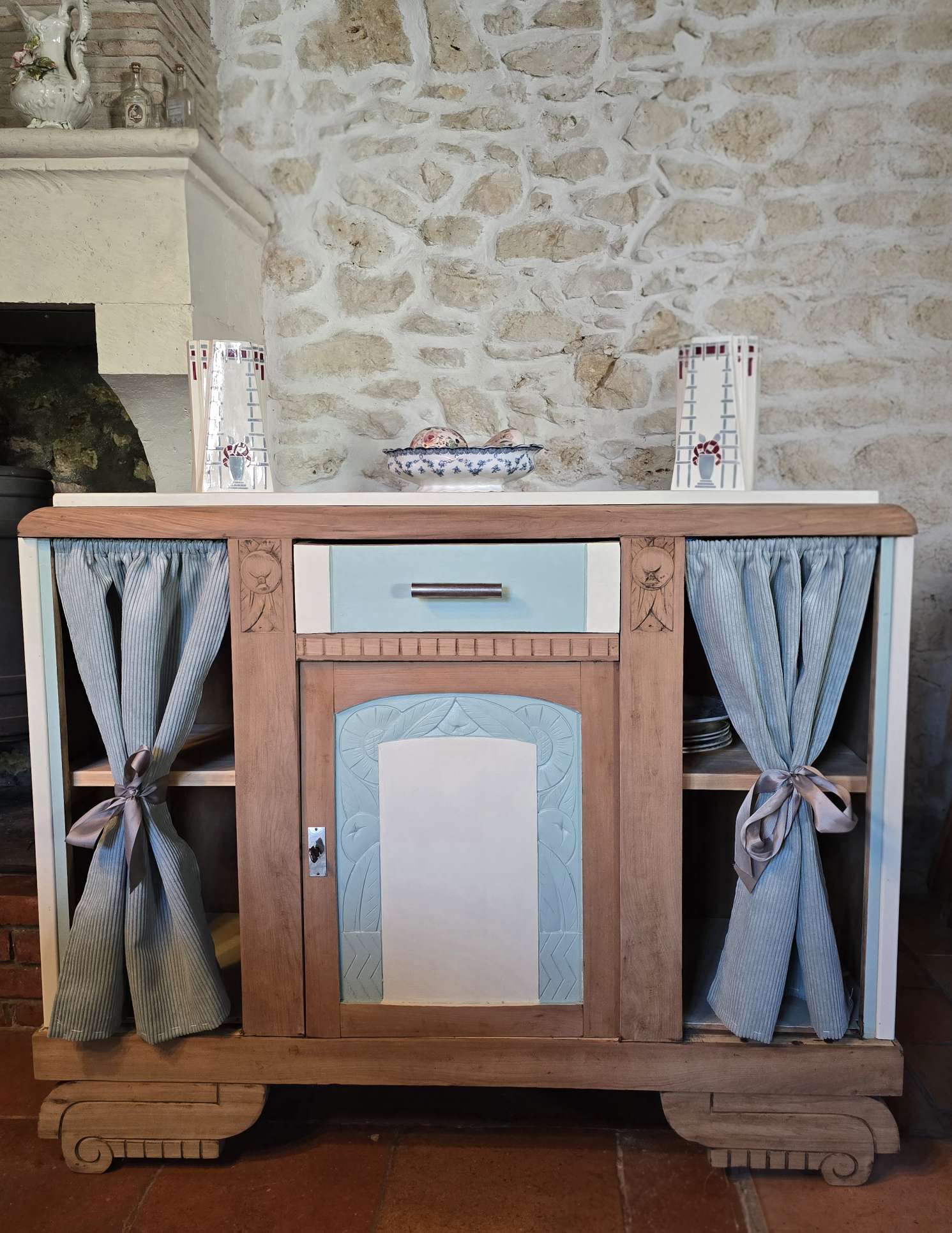 Buffet bi-goût et velours côtelé